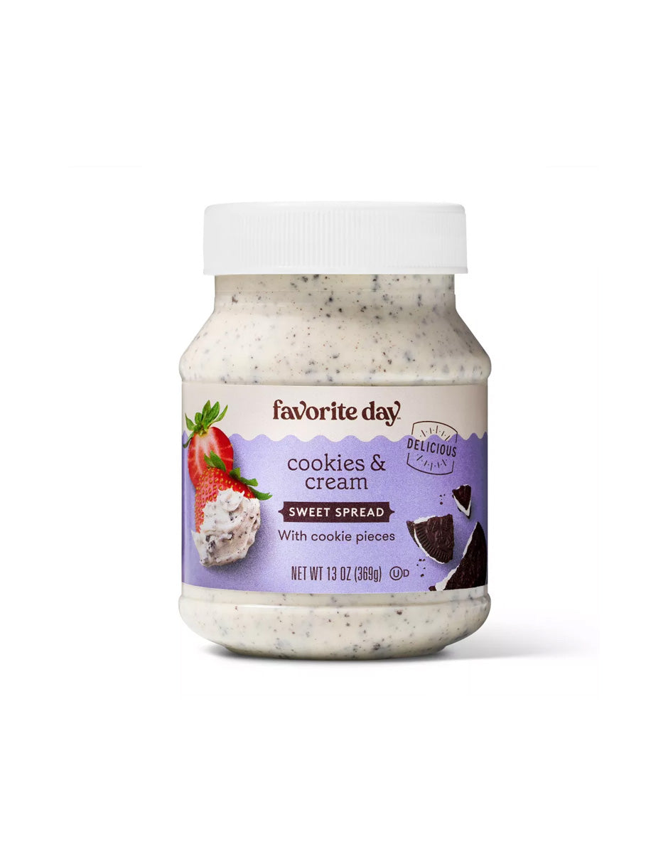 Crema Dulce Cookies & Cream con Galleta Favorite Day 369gr