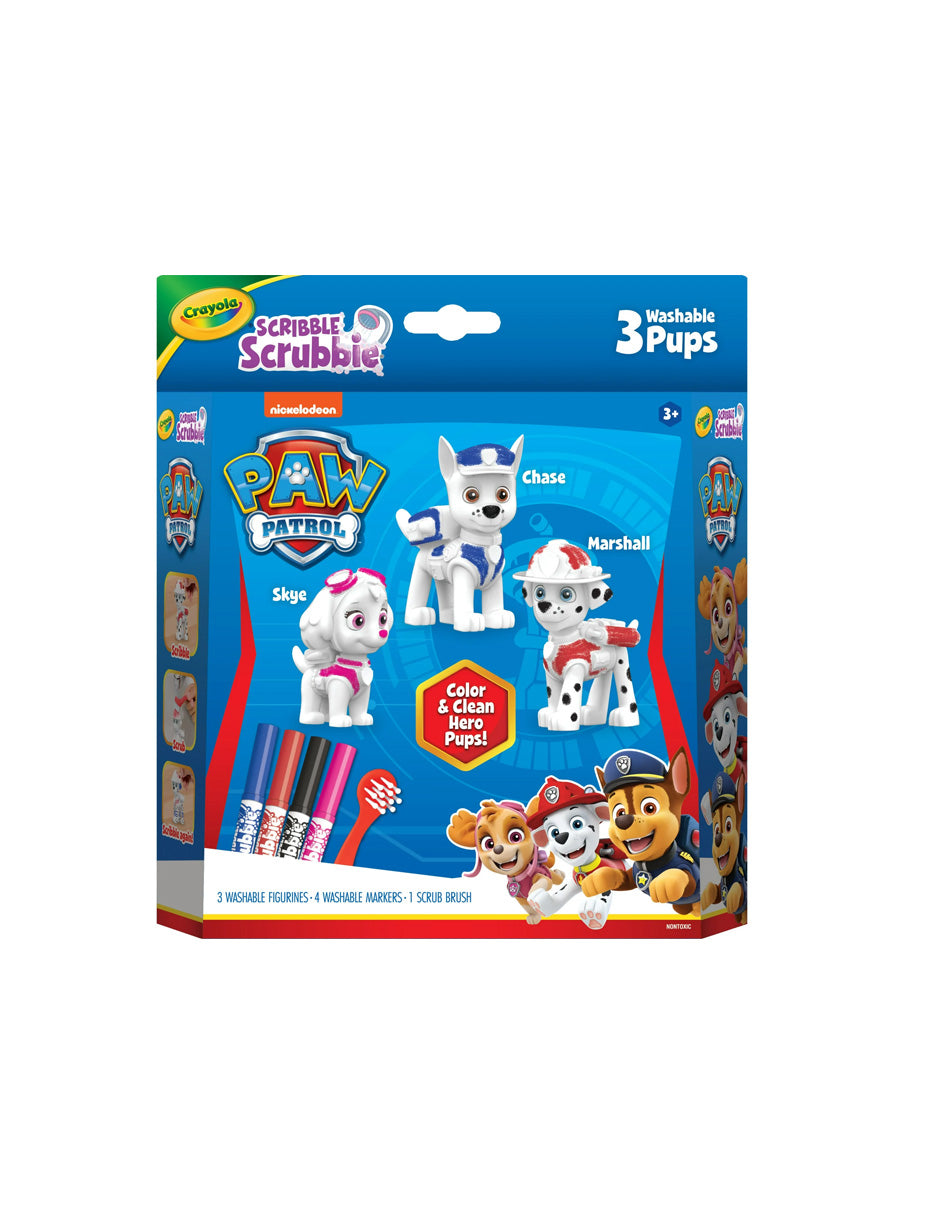 Crayola Scribble Scrubbie PAW Patrol Set 3 Figuras