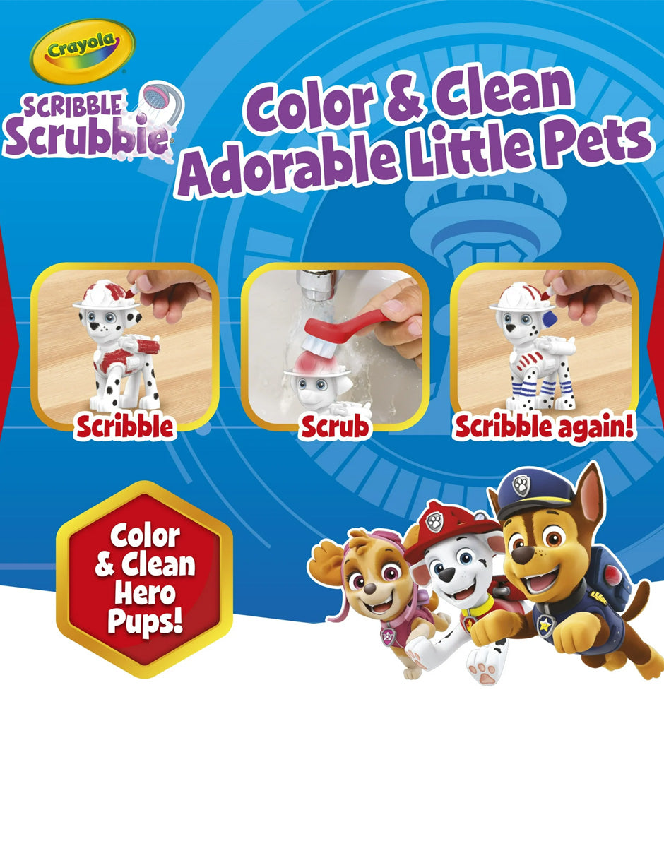 Crayola Scribble Scrubbie PAW Patrol Set 3 Figuras