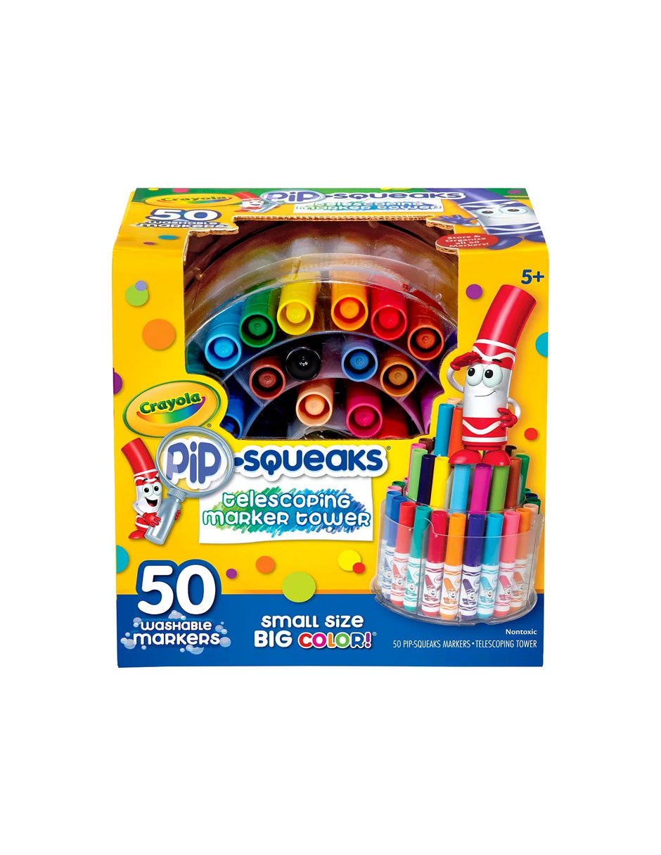 Crayola Pip Squeaks 50 Marcadores Lavables Niños