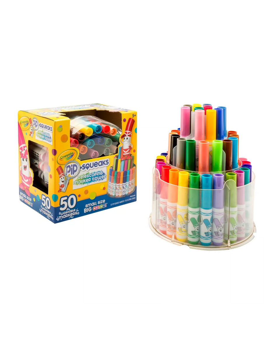 Crayola Pip Squeaks 50 Marcadores Lavables Niños