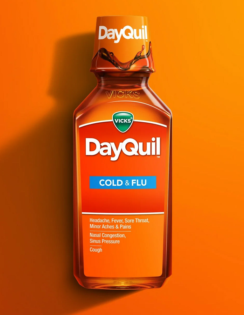Vicks DayQuil Resfriado y Gripe Líquido para Adultos 354ml