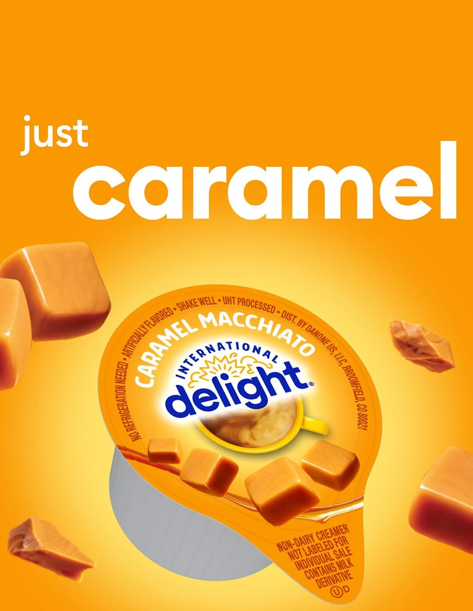 Delight Crema para café con sabor Caramel Macchiato 24 unidades