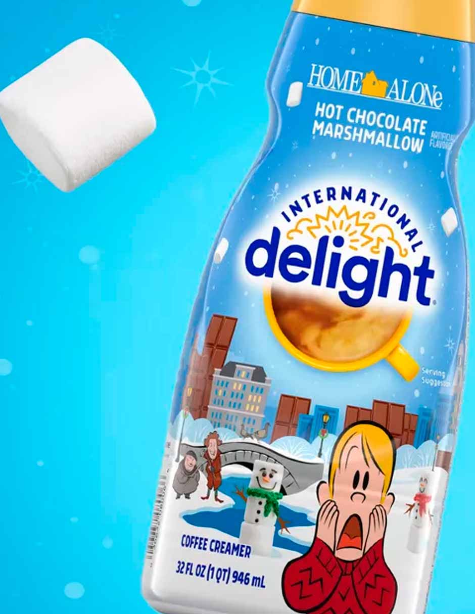 Delight crema liquida para café chocolate caliente con malvavisco 946ml Edición Limitada