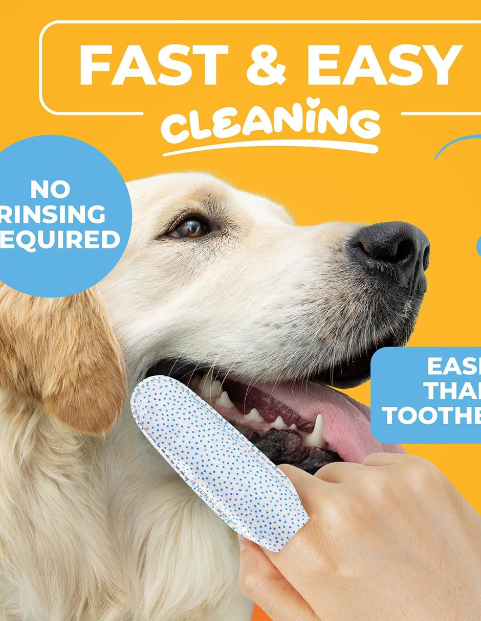 Paw Science Toallitas de limpieza de dientes para mascotas 50 unidades
