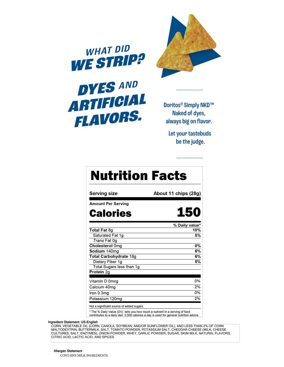 Doritos Simply NKD 227gr (Variedad)