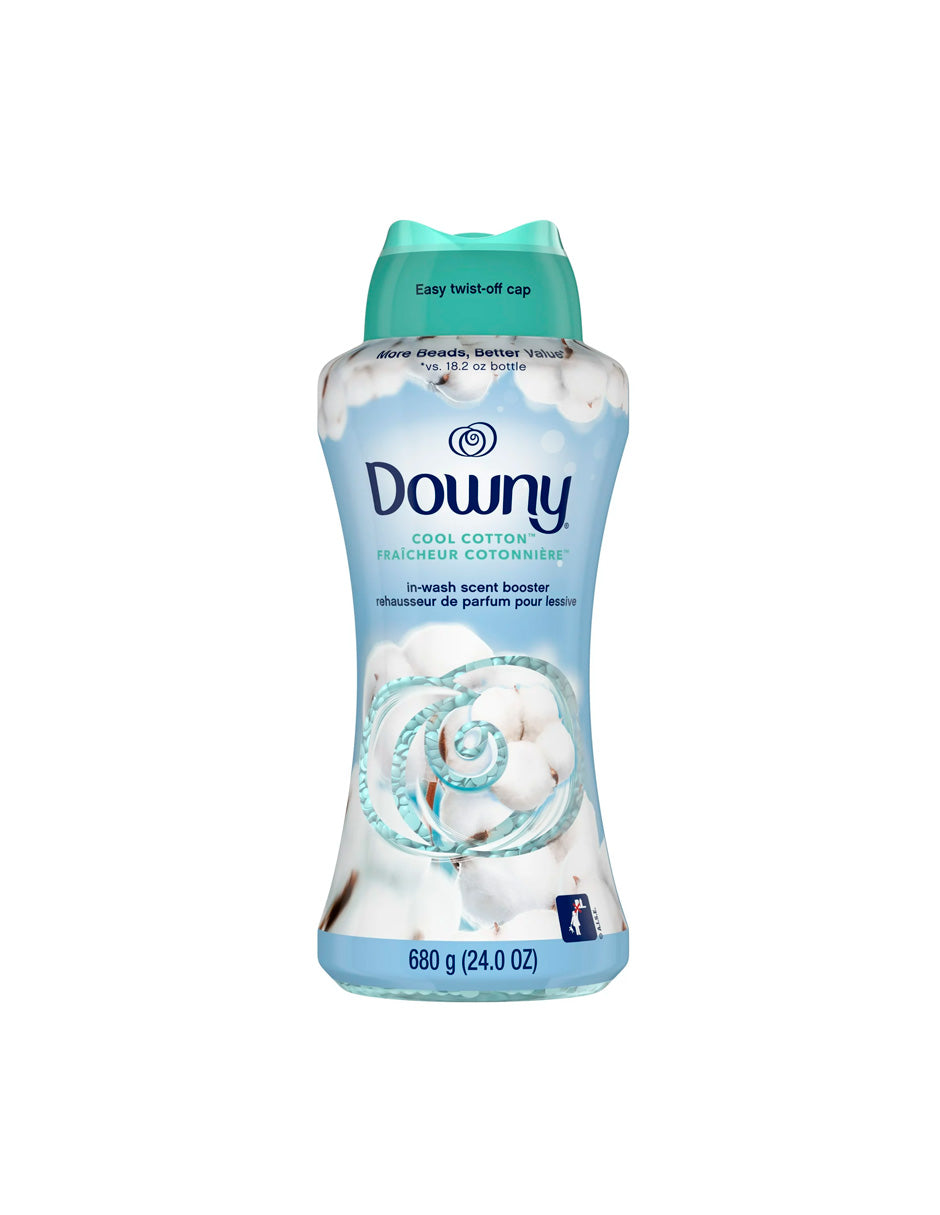 Downy, Cool Cotton perlas de refuerzo de aroma en el lavado 680gr