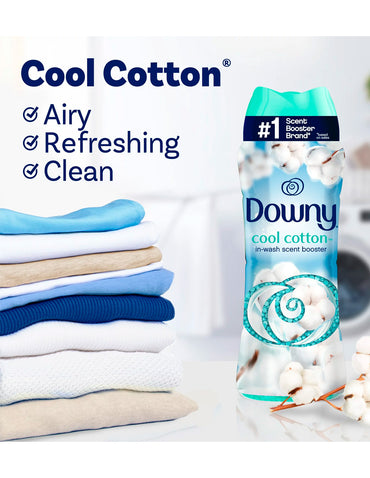 Downy, Cool Cotton perlas de refuerzo de aroma en el lavado 680gr