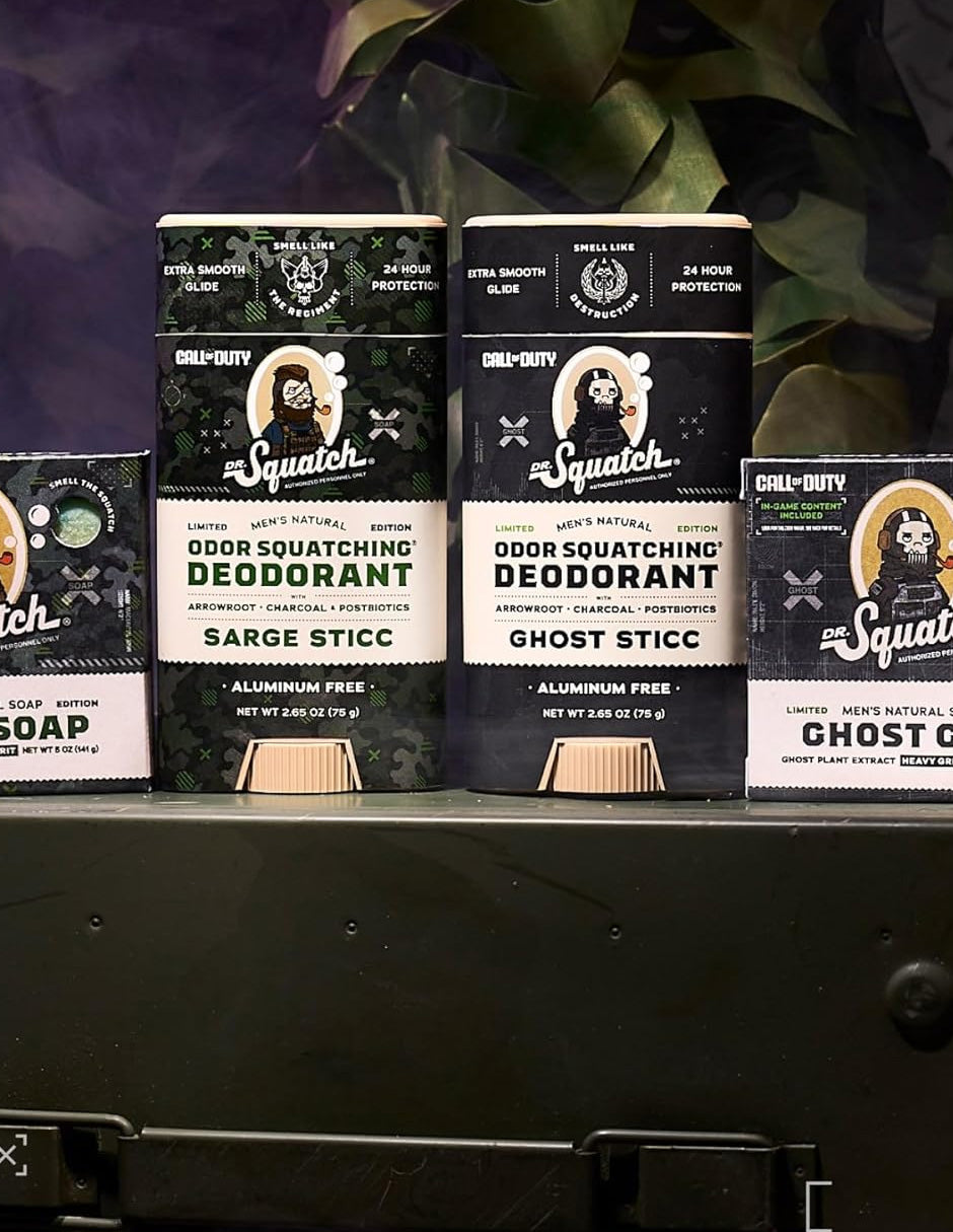 Dr. Squatch Call of Duty Set Jabones + Desodorantes