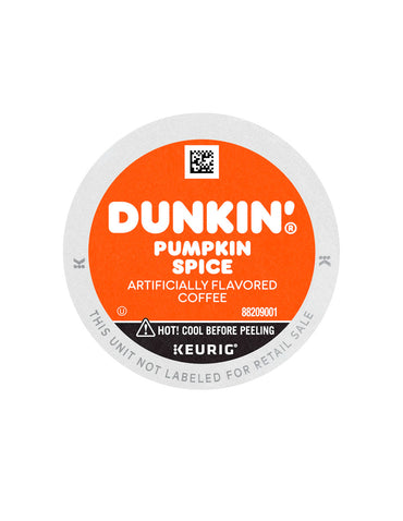 Cápsulas de café de Pumpkin Spice Dunkin keurig 10 unidades