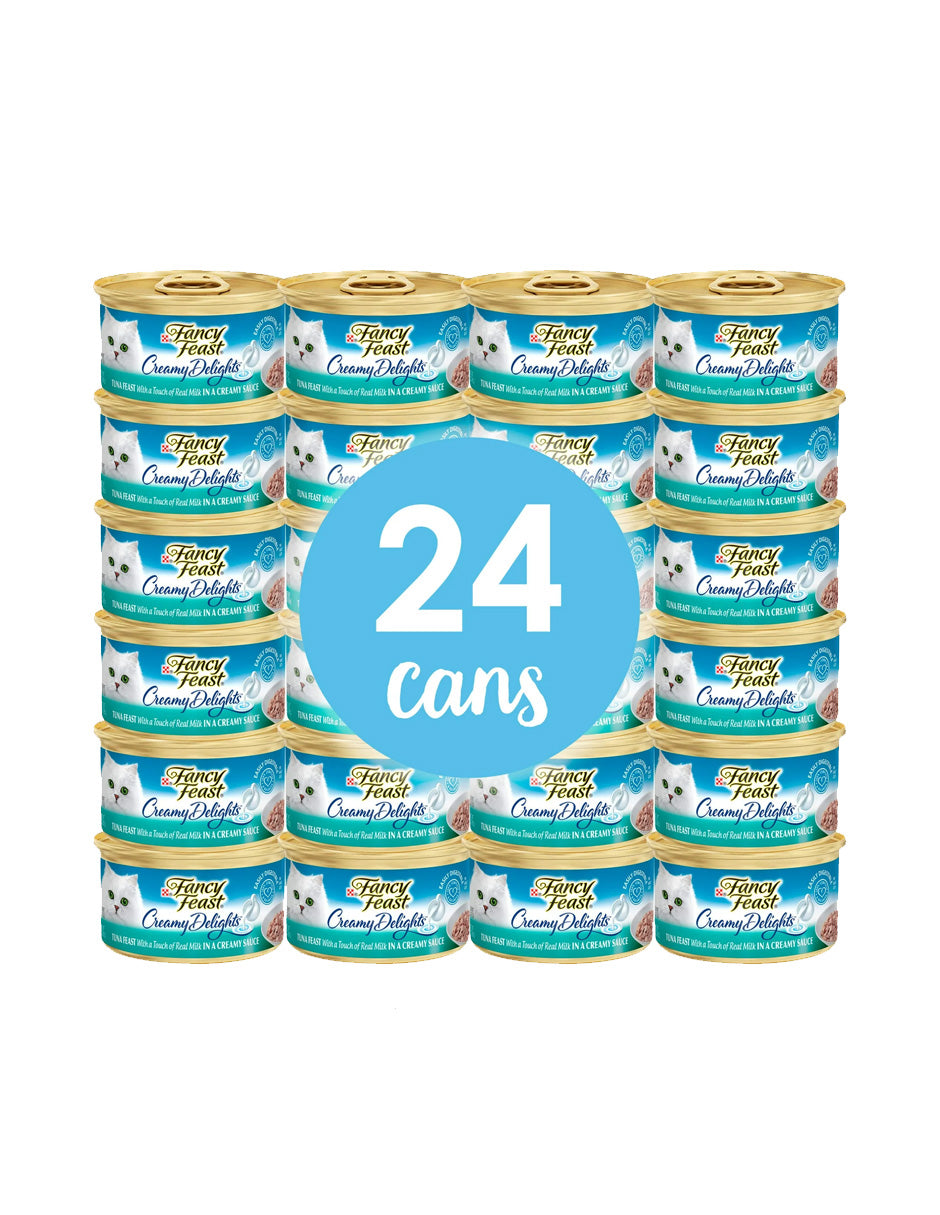 Comida Húmeda Purina Fancy Feast Atún Cremoso 24 pack