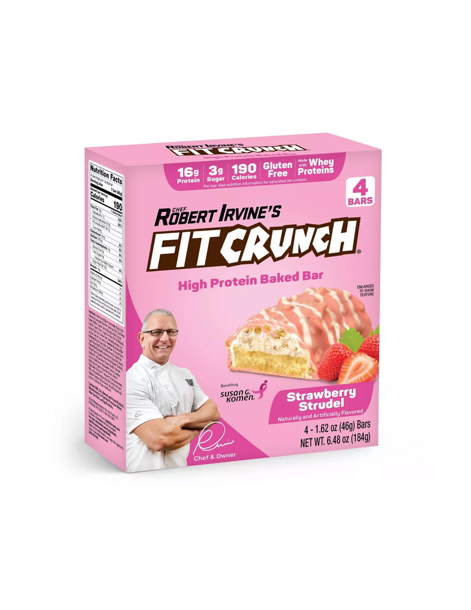 Barras de proteínas FITCRUNCH Chef Robert Irvine 4 barras 184gr (variedad)