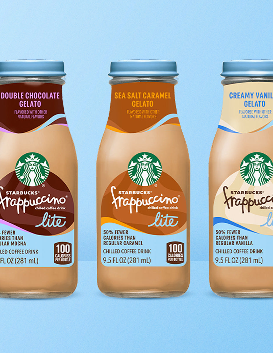 Starbucks Frappuccino Lite Botella de vidrio (variedad sabores) 281ml