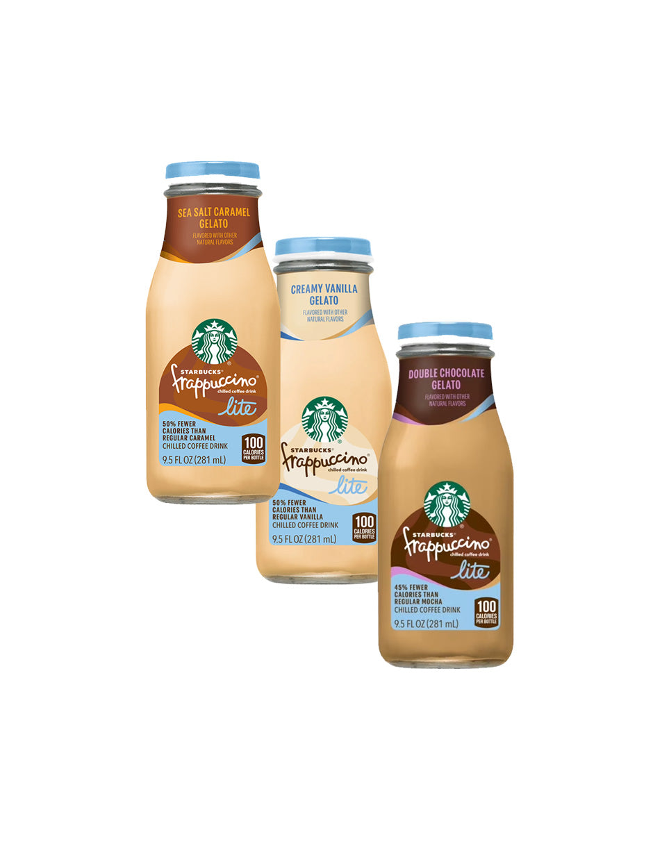 Starbucks Frappuccino Lite Botella de vidrio (variedad sabores) 281ml