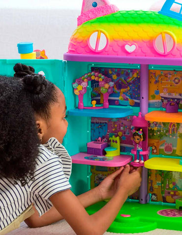 Gabby’s Dollhouse casa muñecas celebración con efecto de sonido