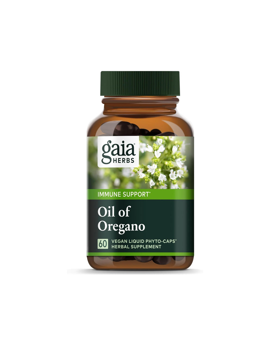 Suplemento Gaia Herbs Aceite de Orégano 60 cáps