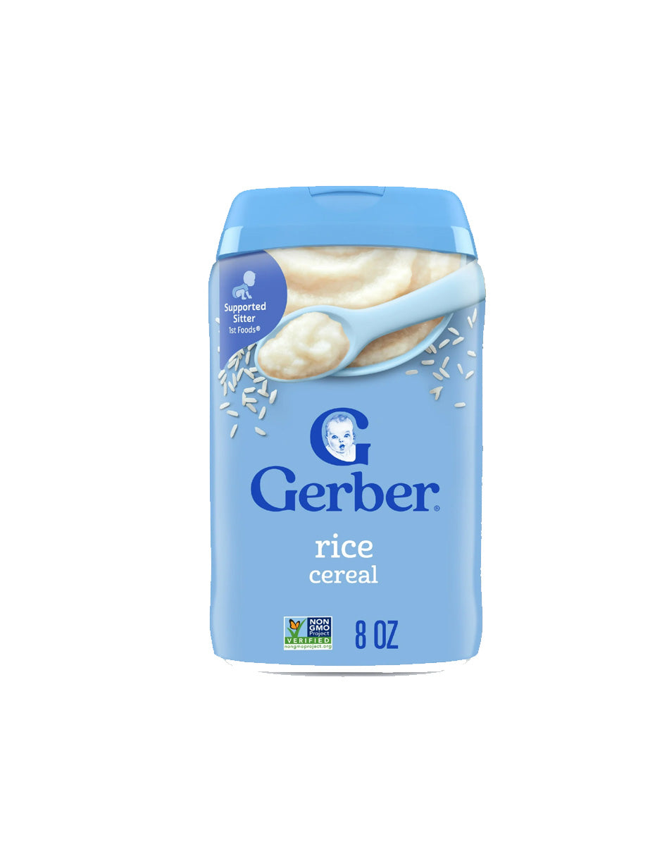 Gerber Foods Cereal para bebé de arroz 227gr