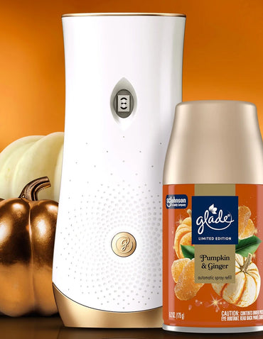 Glade Spray Automático Pumpkin Ginger 2 pzs
