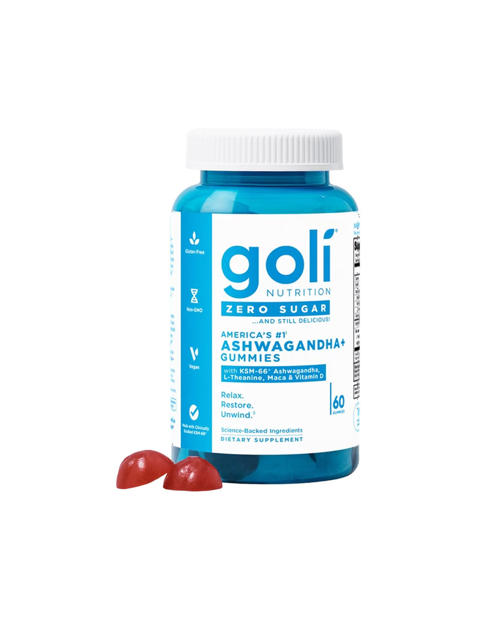 Gomitas Veganas Goli Ashwagandha Sin Azúcar 60 Unidades