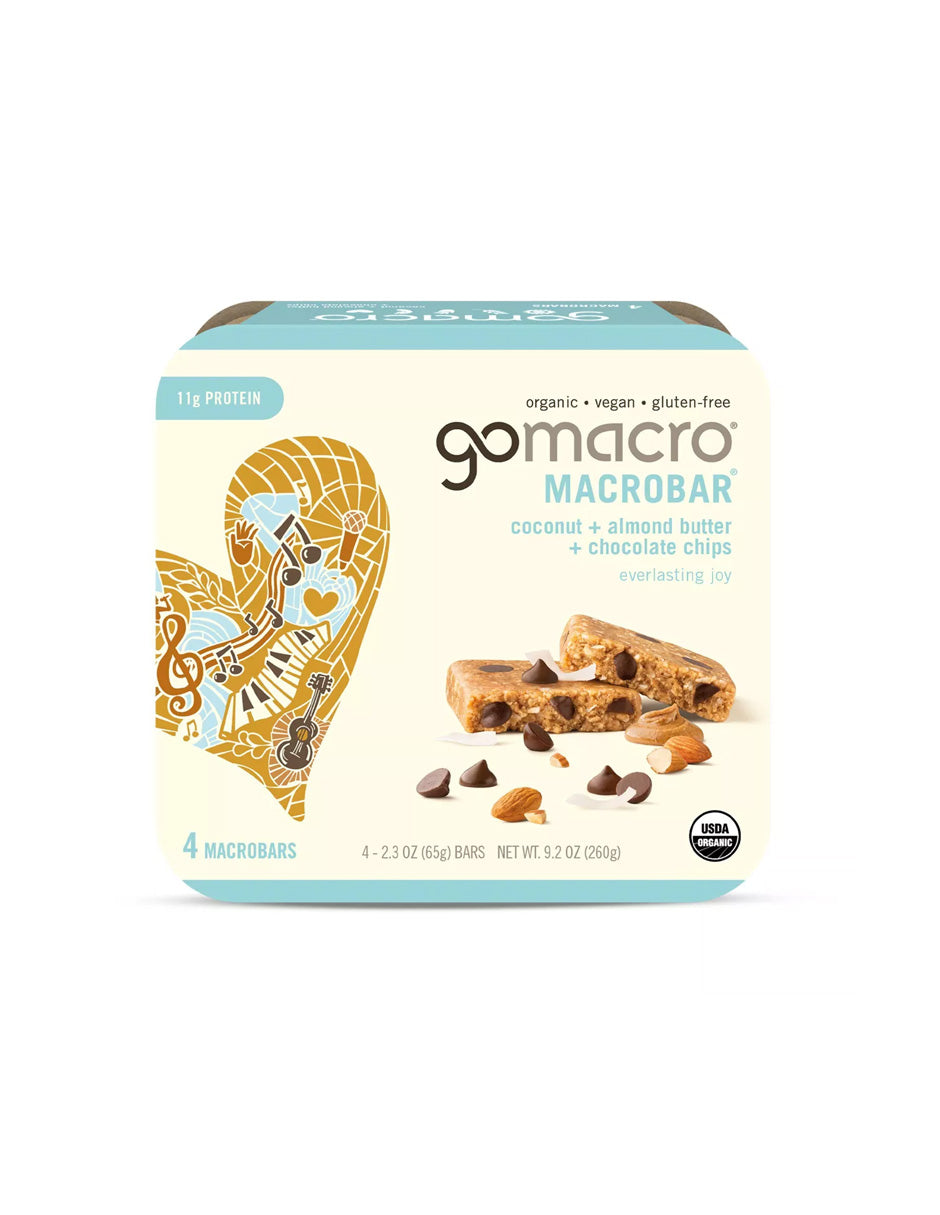 Barras de Proteína GoMacro MacroBars 4 unidades, 250 g (variedad)