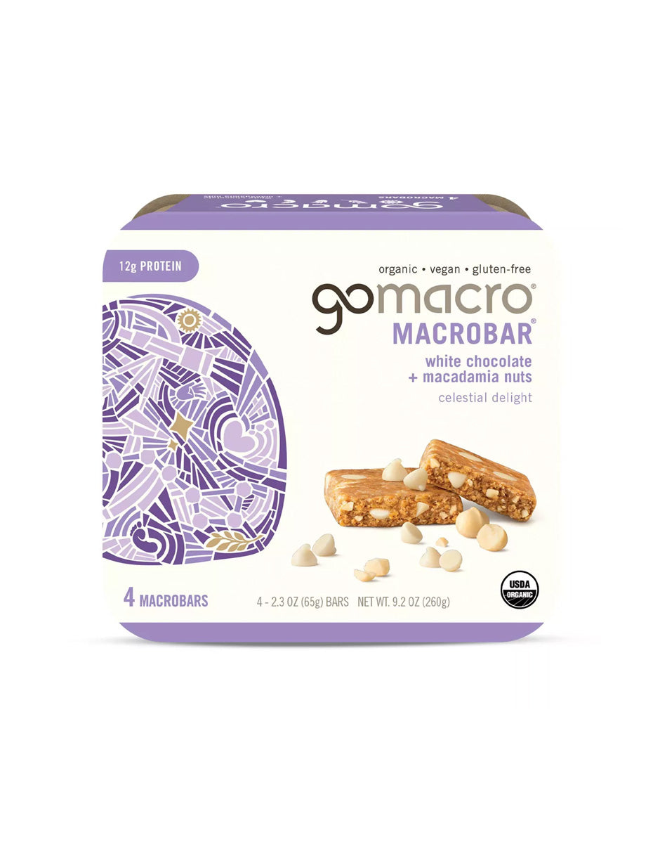 Barras de Proteína GoMacro MacroBars 4 unidades, 250 g (variedad)