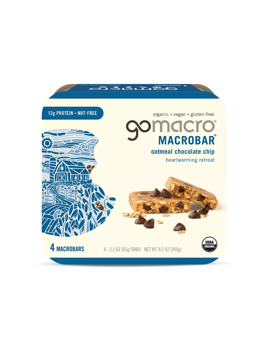 Barras de Proteína GoMacro MacroBars 4 unidades, 250 g (variedad)