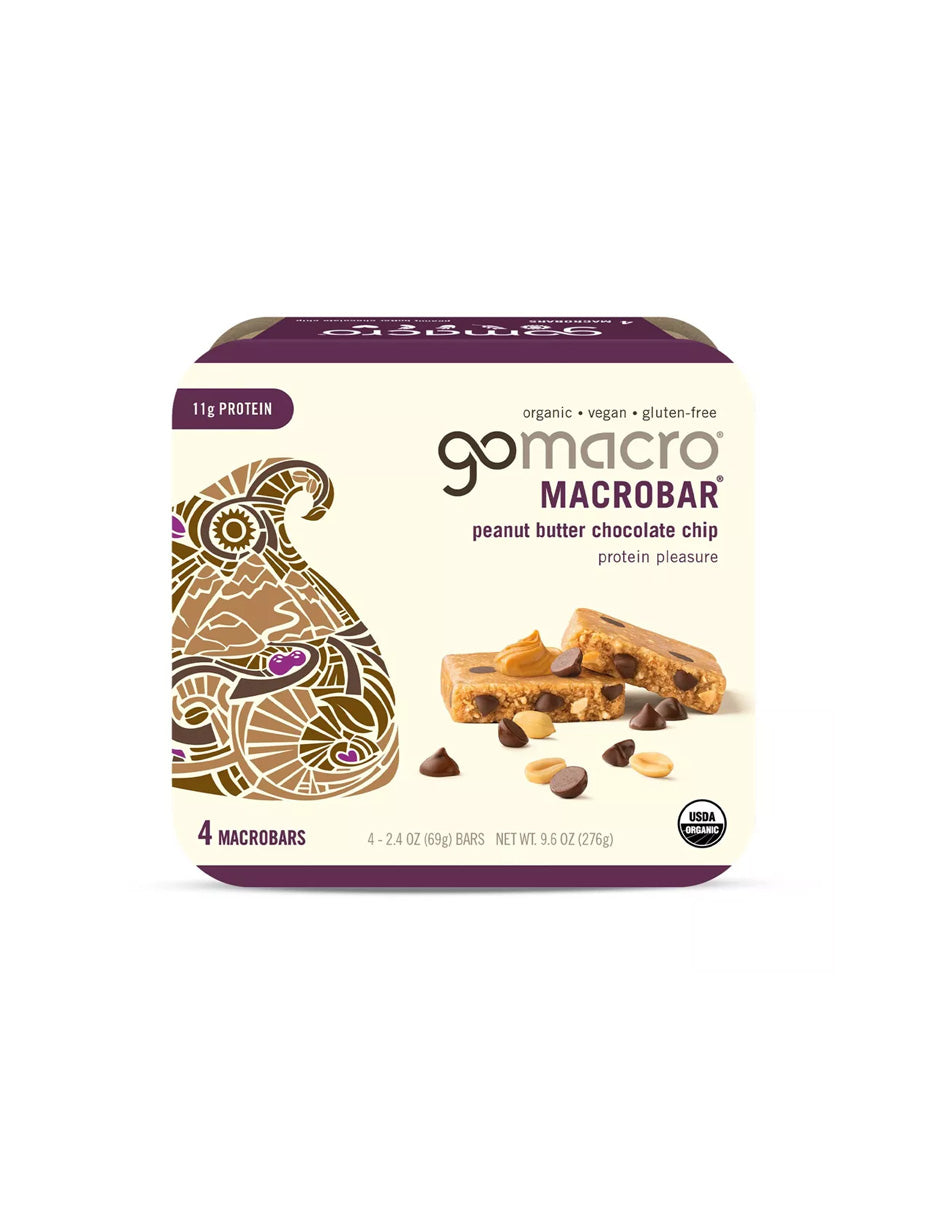 Barras de Proteína GoMacro MacroBars 4 unidades, 250 g (variedad)