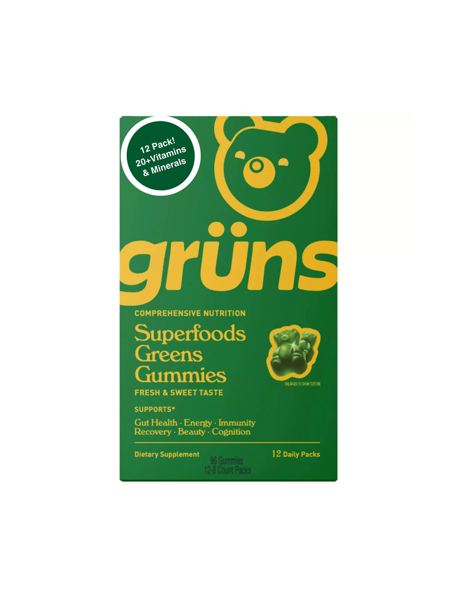 Superalimentos Grüns para adultos Bajas en Azúcar 96 gomitas