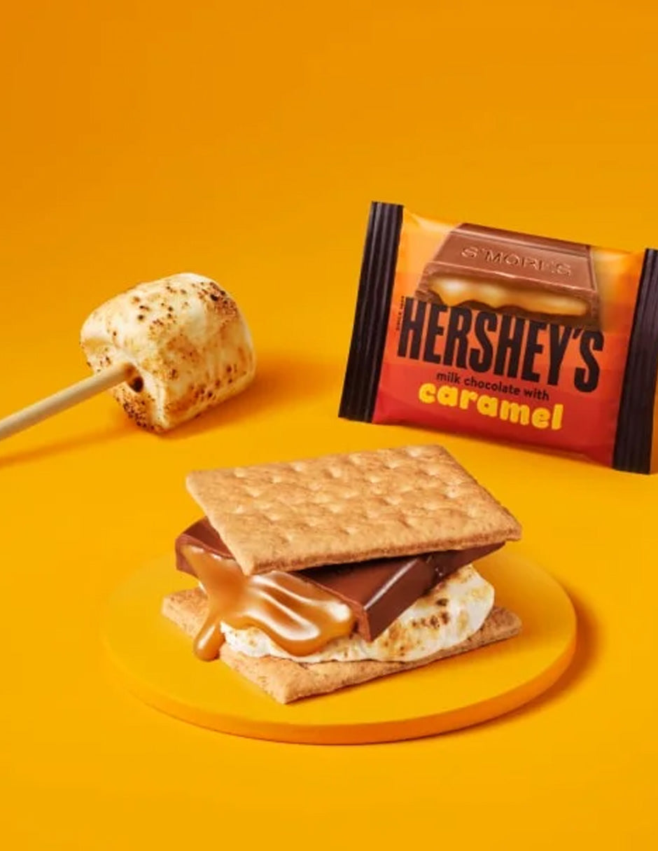 Hershey's barras de chocolate con relleno de caramelo para s'mores 238gr