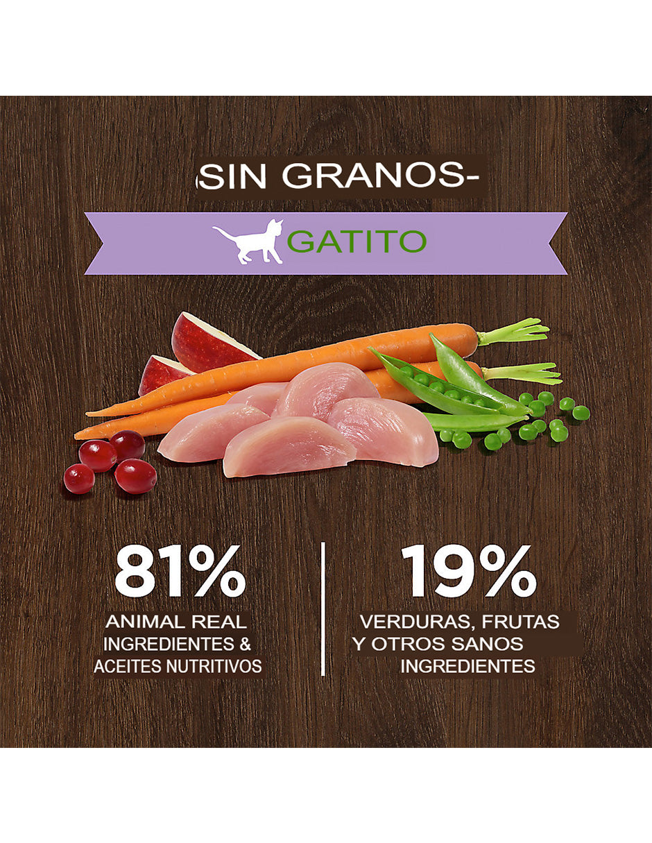Alimento para gatitos Instinct Original: natural, sin cereales, con pollo 2 kg