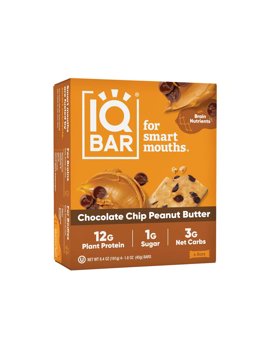 Barras de Proteína IQBAR Keto Sin Azúcar 181gr 4 barras (variedad)
