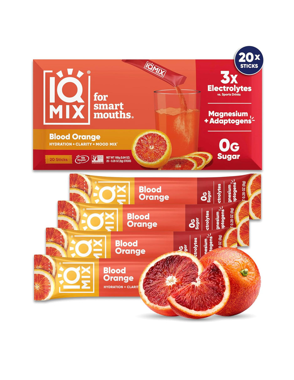 Electrolitos Hidratación IQMIX Sin Azúcar fórmula 4 en 1 con Magnesio (variedad) 20 sobres