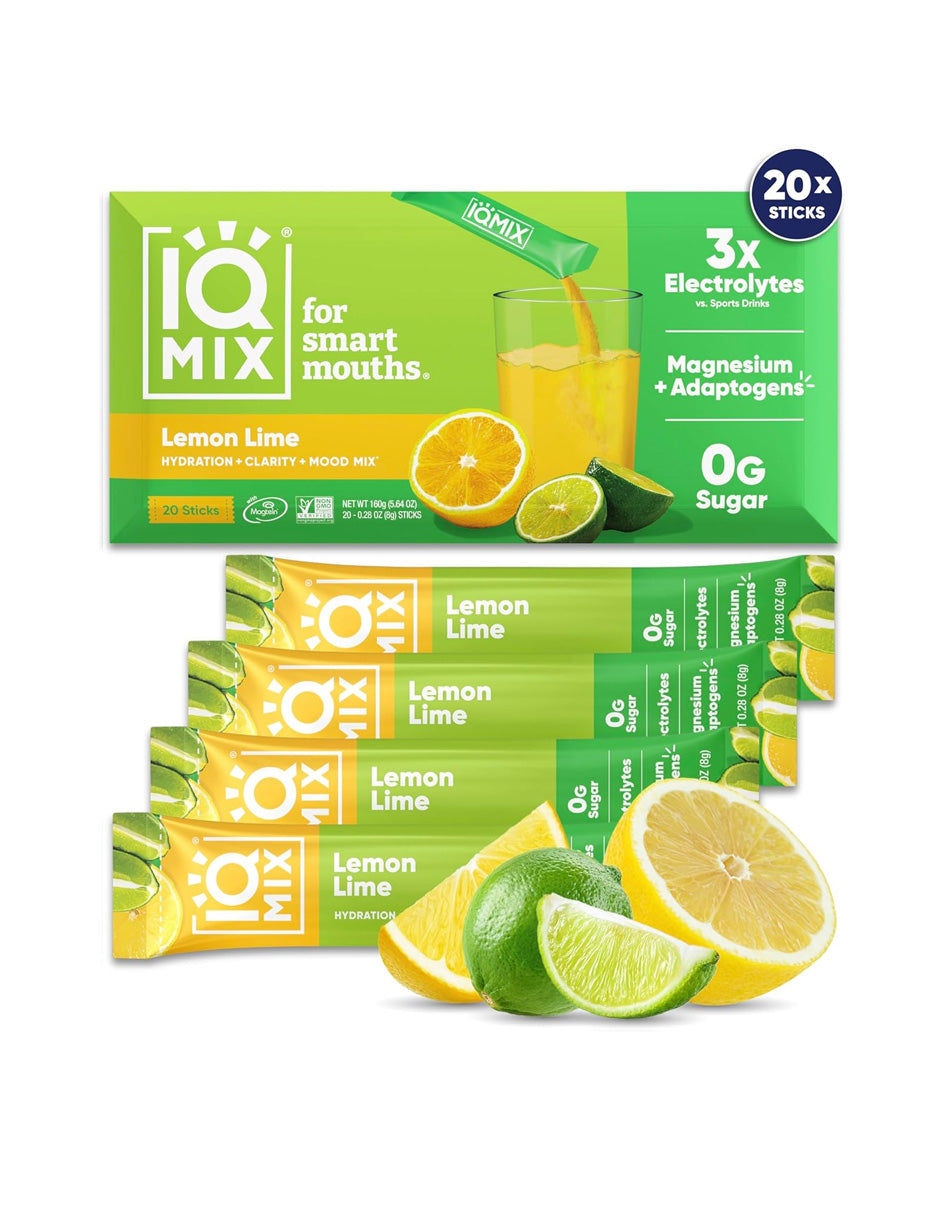 Electrolitos Hidratación IQMIX Sin Azúcar fórmula 4 en 1 con Magnesio (variedad) 20 sobres