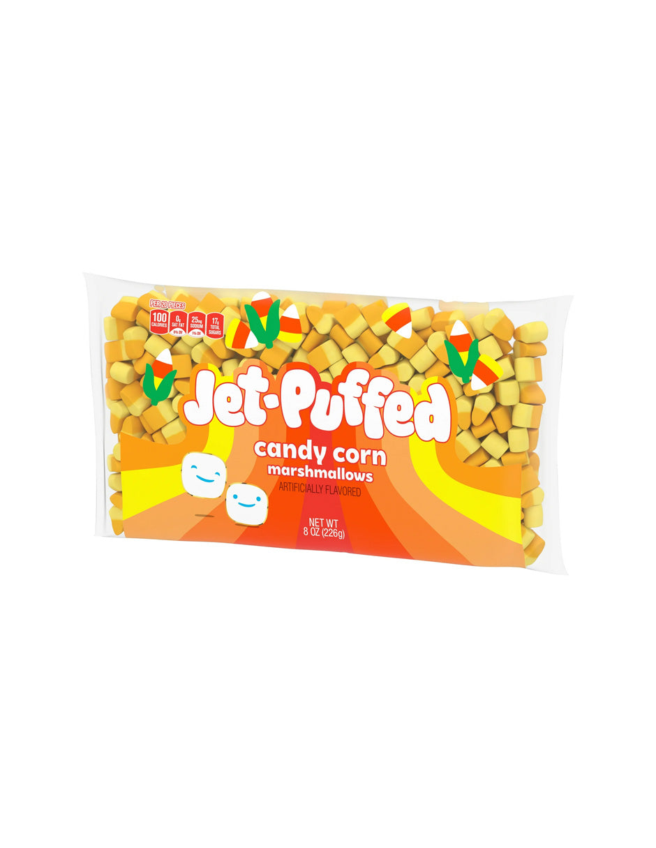 Malvaviscos Candy Corn Jet-Puffed Halloween 226gr