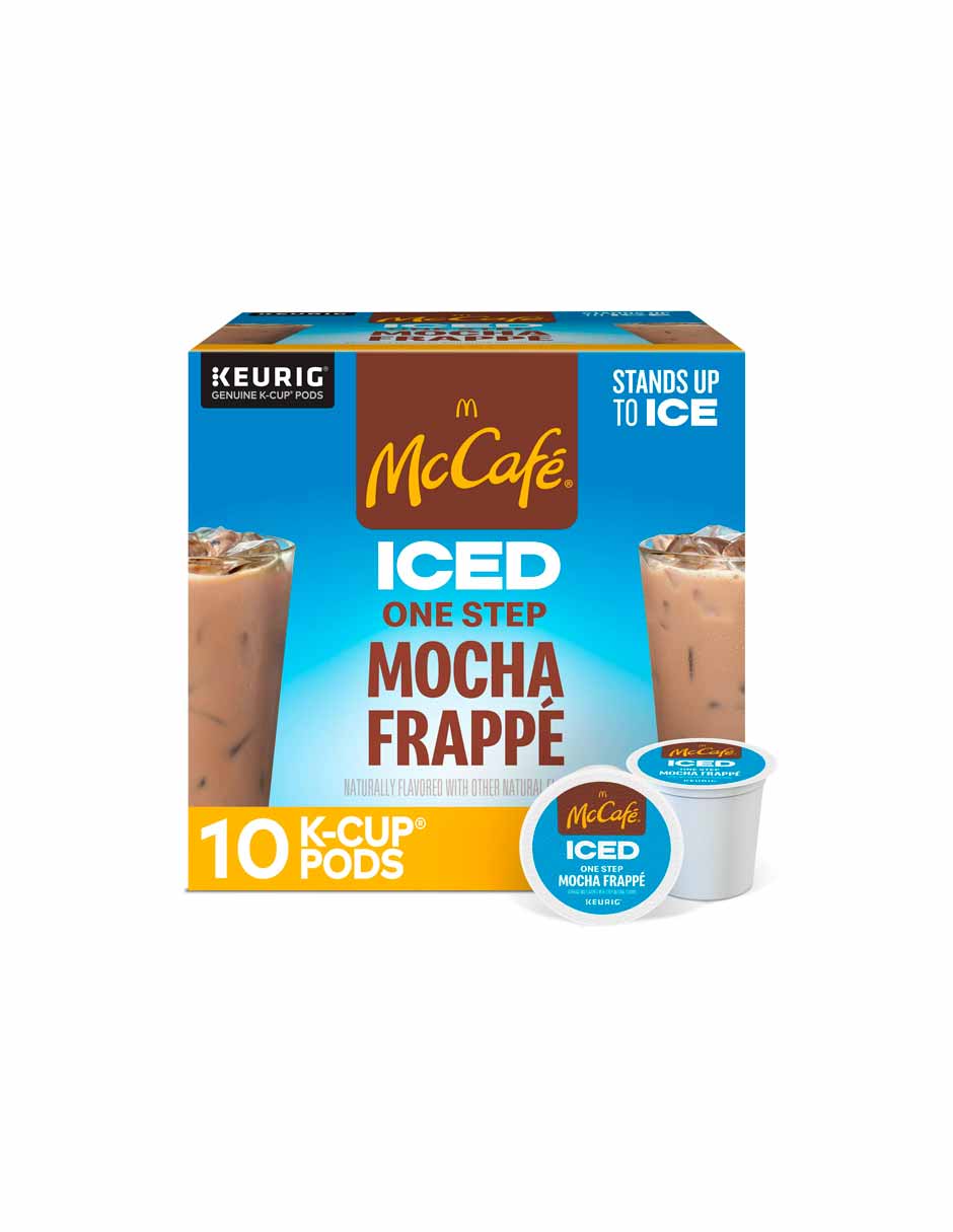 McCafe ICED One Step Mocha Frappe cápsulas keurig 10 unidades