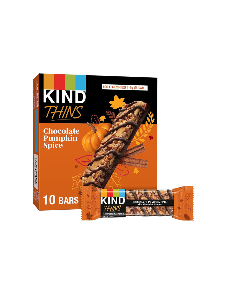 Barras KIND con Almendra y Calabaza 10 pzas
