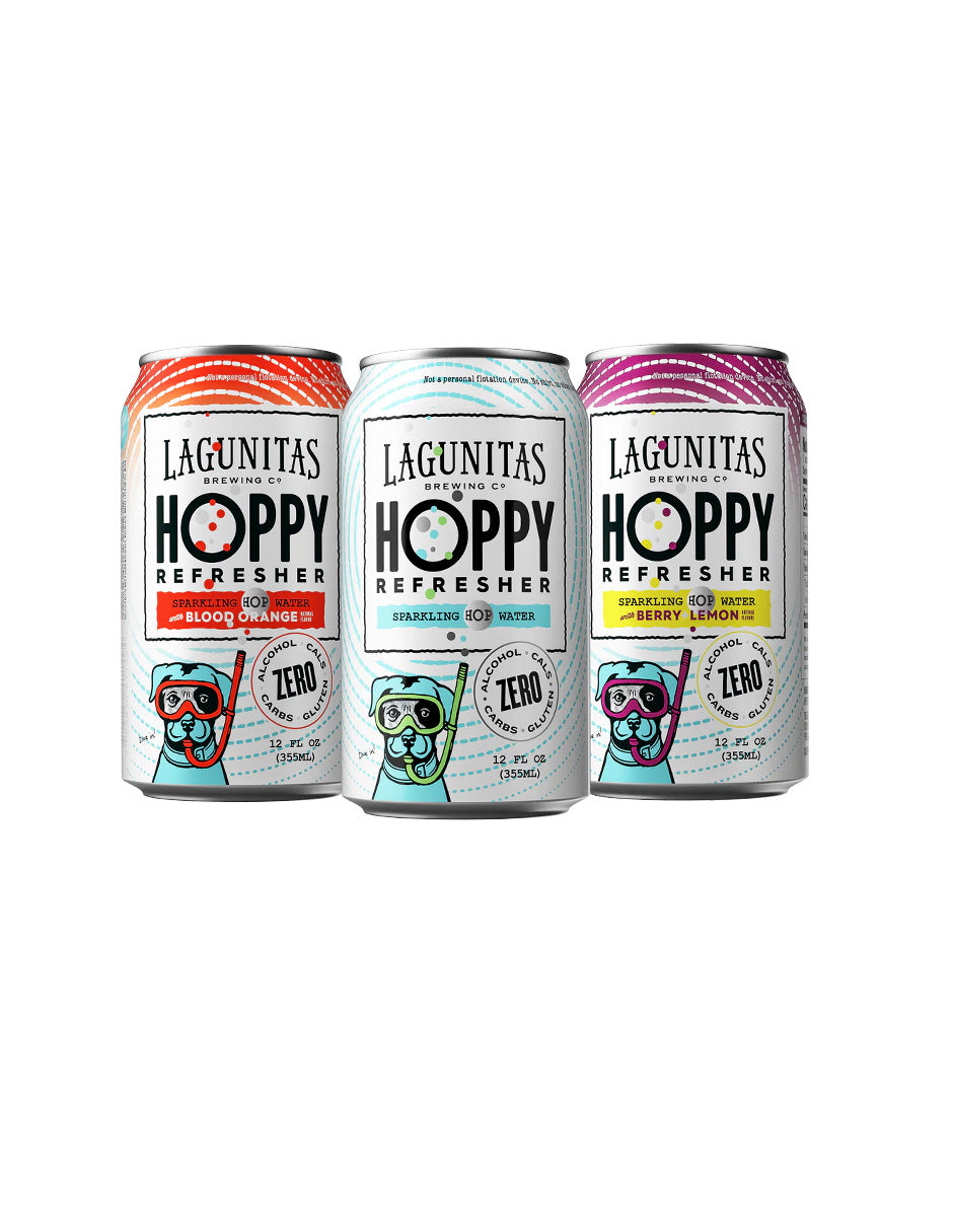 Agua de Lúpulo Lagunitas sin Alcohol Variedad Refrescante 12 pack