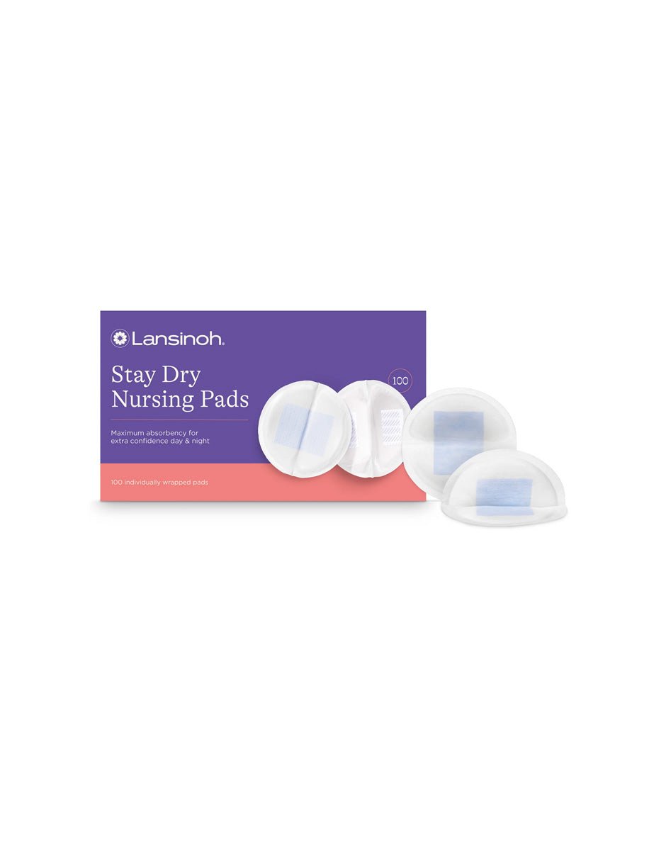 Lansinoh Stay Dry Almohadillas de lactancia desechables, 100 unidades