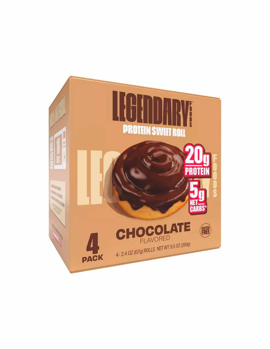 Legendary Foods roles de chocolate proteico sin gluten y apto para cetogénicos 268gr