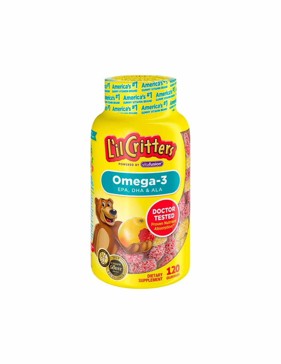 L'il Critters gomitas Omega-3 120 unidades