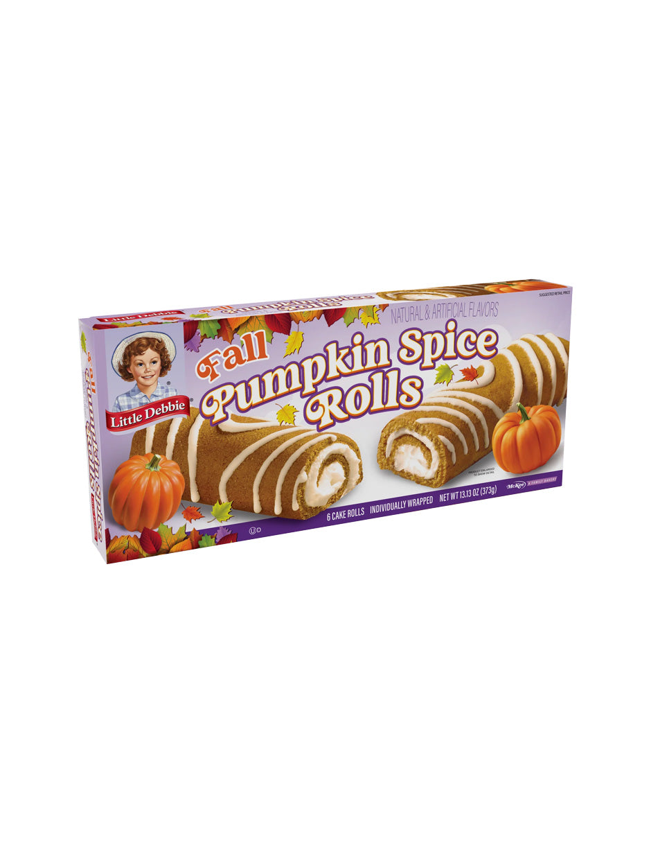 Rollos de Pastel con Especias de Calabaza Little Debbie 373gr