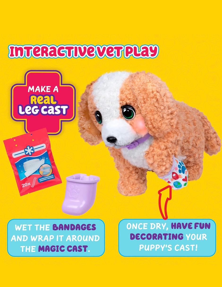 Cachorro Interactivo con Transportador y Juego de Veterinario