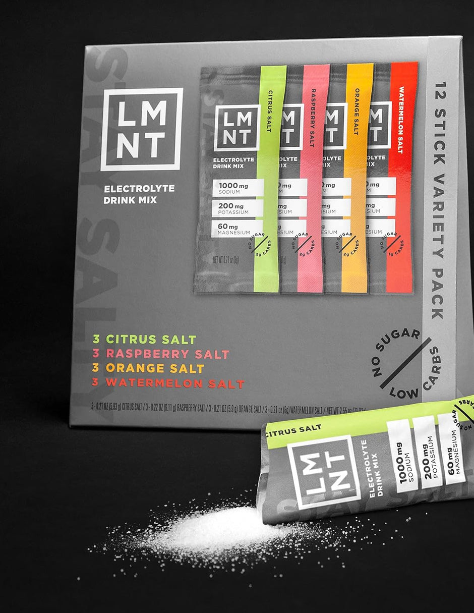 Electrolitos sin azúcar LMNT 12 sobres diferentes sabores