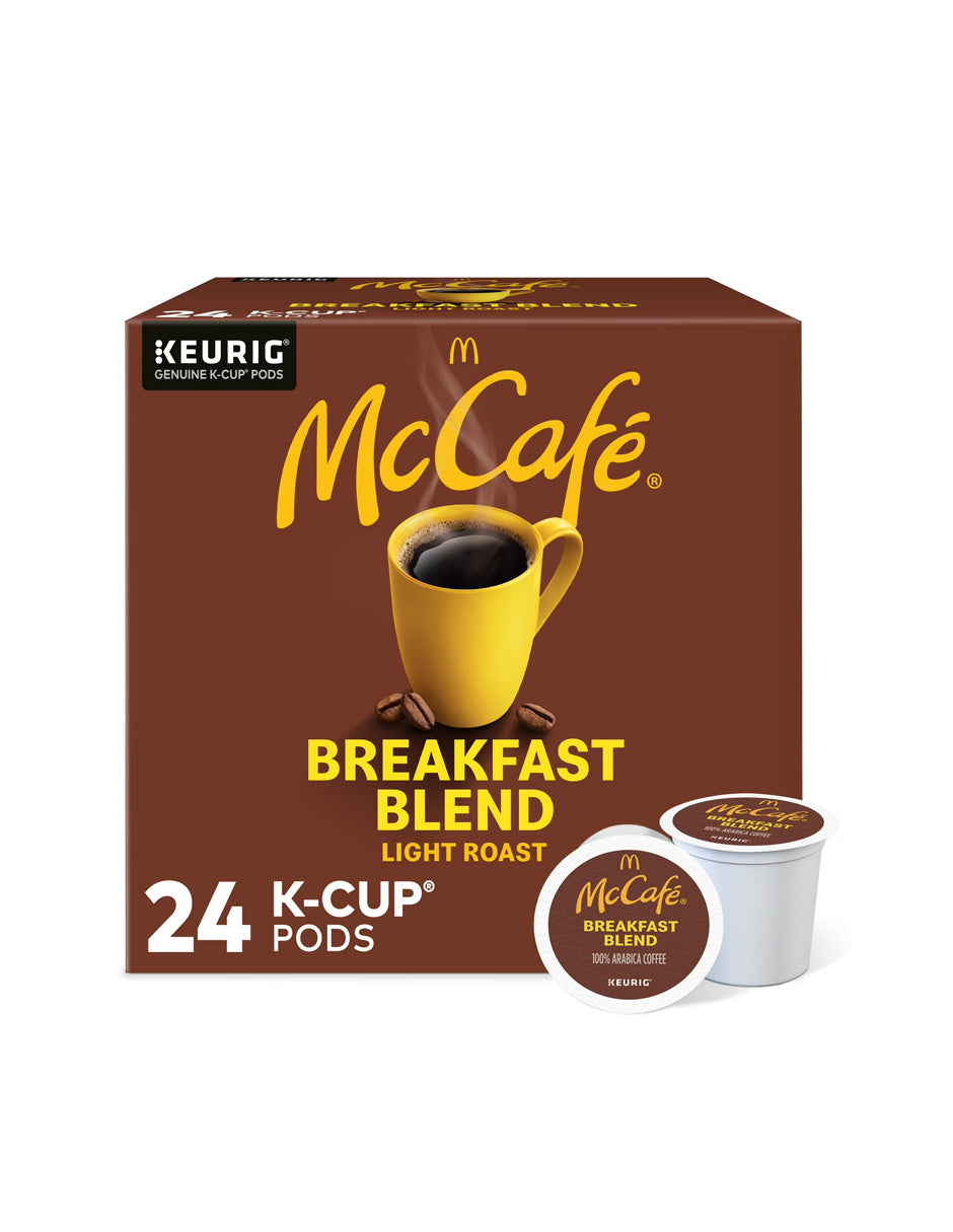McCafe Breakfast Blend Coffee Cápsulas keurig 24 Pods