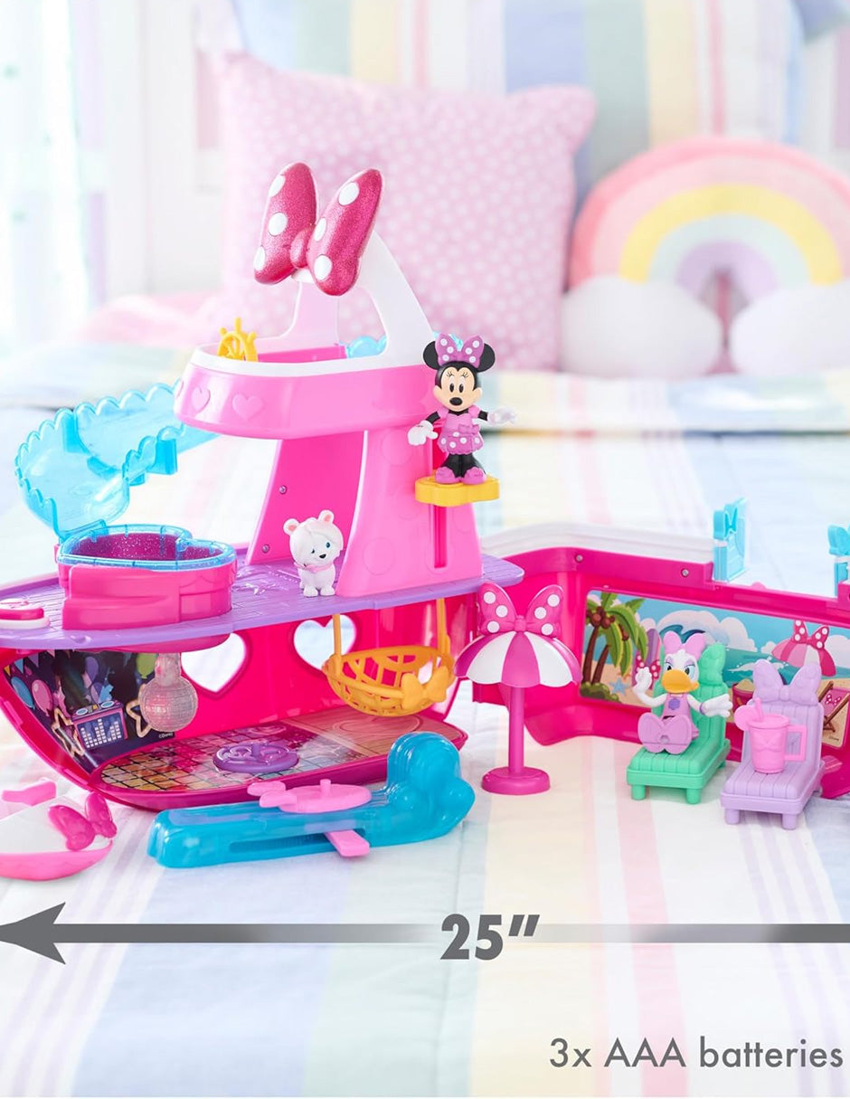Yate Minnie Mouse Bowdazzling con Luces y Sonidos