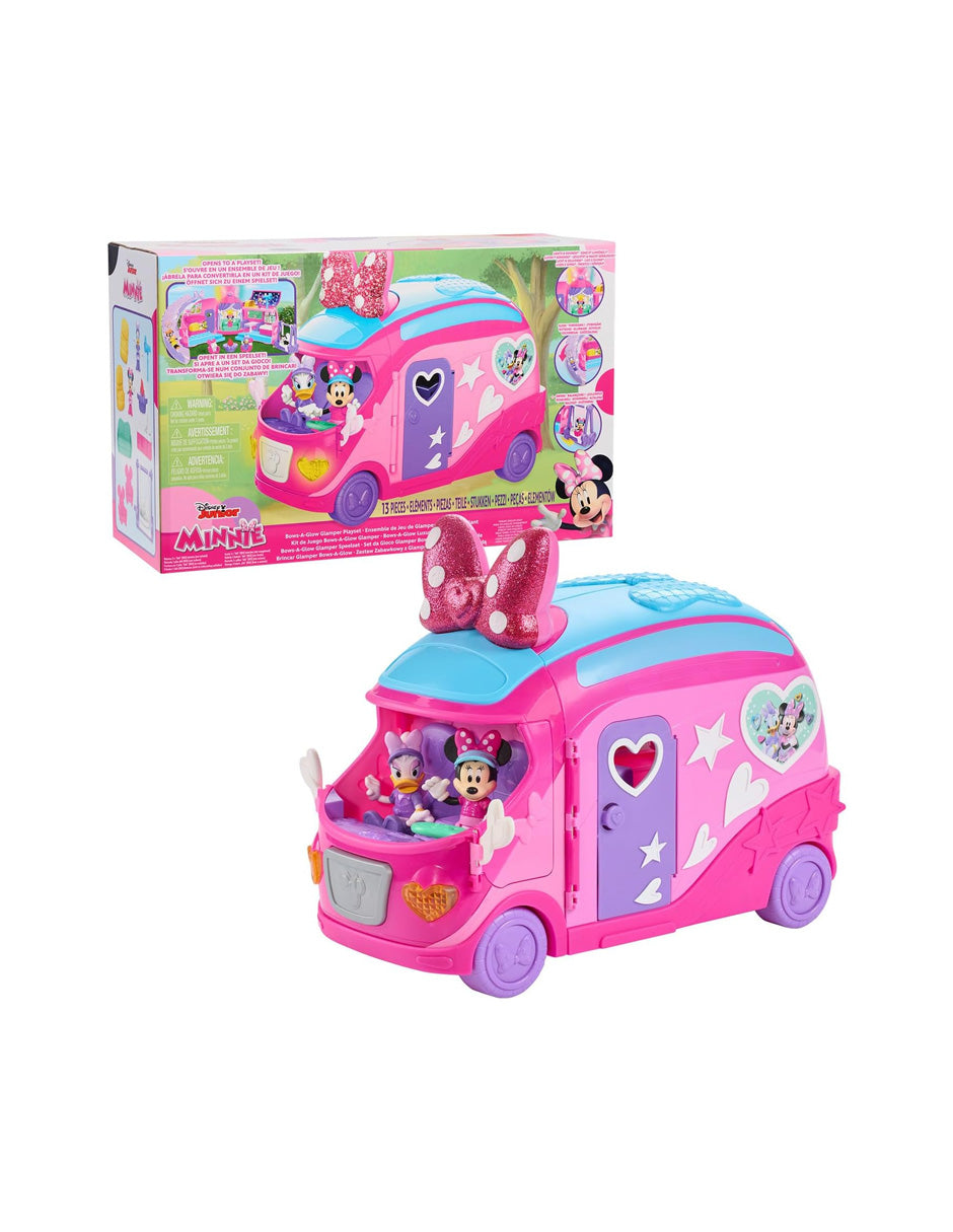 Glamcamper Minnie Mouse Bows-A-Glow con Luces y Sonidos
