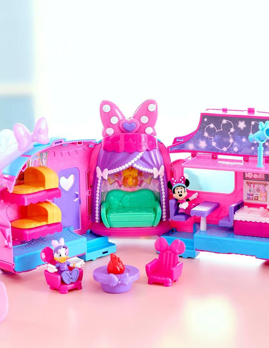 Glamcamper Minnie Mouse Bows-A-Glow con Luces y Sonidos