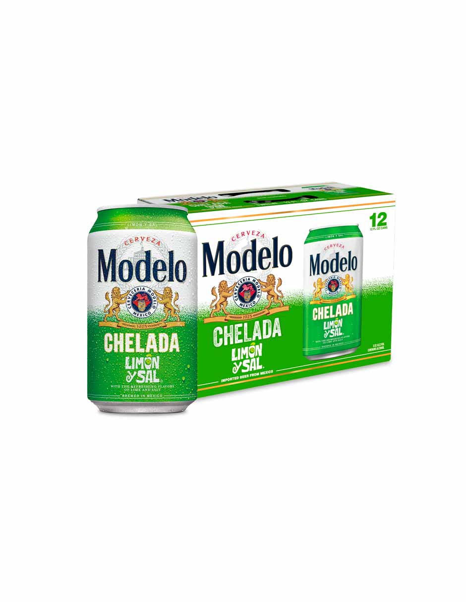 Modelo Chelada Limón y Sal paquete variado 12 pack