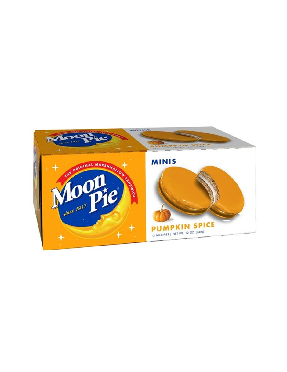 Galleta MoonPie Mini Especia de Calabaza 12 Pzas