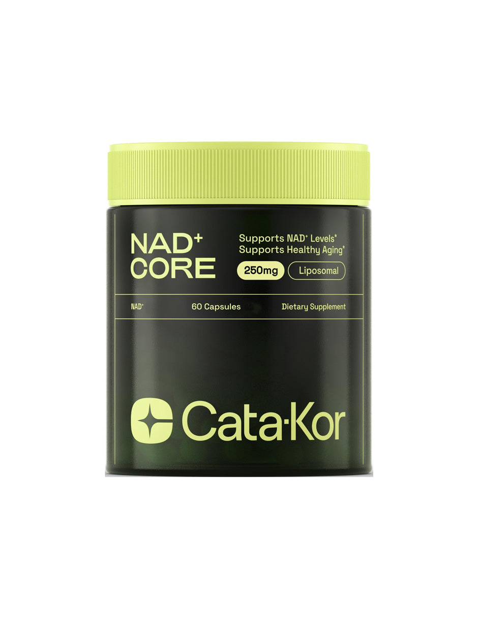 Cata-Kor Suplemento NAD para antienvejecimiento LipoNAD 250mg, 60 cápsulas